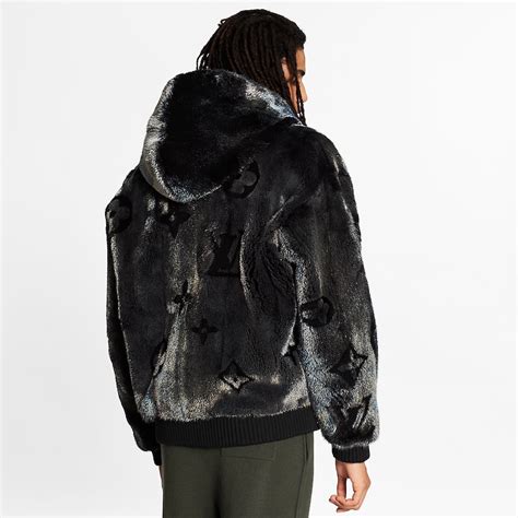 louis vuitton mink fur hoodie|Monogram Mineral Mink Fur Zipped Hoodie .